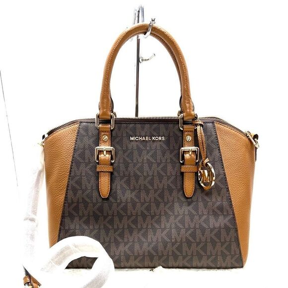 🔥🍀NWT! Michael Kors CIARA Satchel Handbag Convertible Large Msrp:$438.00 - Picture 1 of 7